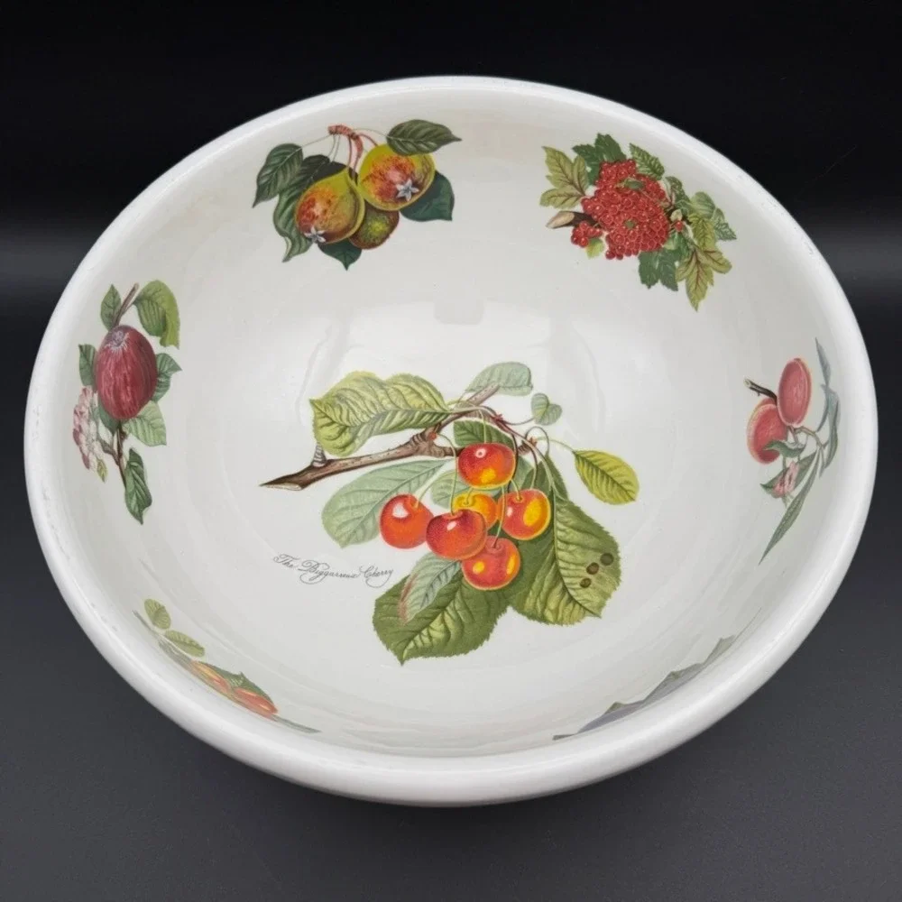 Vtg Portmeirion Pomona Fruit Mixing Serving Bowl 9 3/4